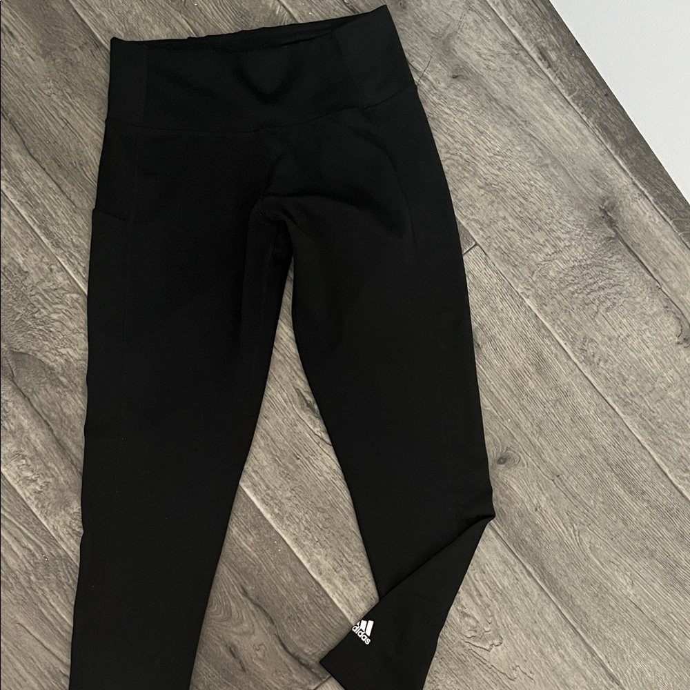 Adidas Women's Sleek Black Leggings